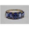 Image 1 : 10KT. GOLD TANZANITE RING