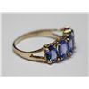 Image 2 : 10KT. GOLD TANZANITE RING