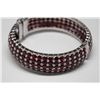 Image 2 : STERLING SILVER RUBY (50.0ct) BANGLE