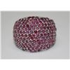 Image 2 : STERLING SILVER RUBY (1.80ct) DOME STYLE RING