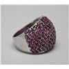 Image 3 : STERLING SILVER RUBY (1.80ct) DOME STYLE RING