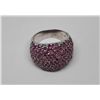 Image 4 : STERLING SILVER RUBY (1.80ct) DOME STYLE RING