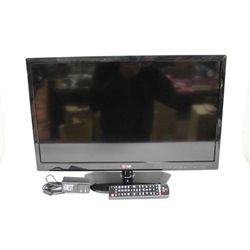 LG 24" LED TV W/ REMOTE & POWER ADAPTOR