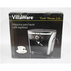 VILLAWARE ESPRESSO MAKER (UNOPENED)