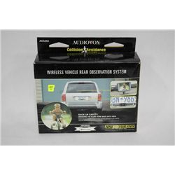 AUDIOVOX WIRELESS VEHICLE REAR OBSERVATION SYSTEM