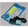 Image 1 : DIGITAL DISPLAY MP3 PLAYER W/ACCESSORIES BLUE