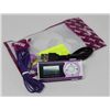 Image 1 : DIGITAL DISPLAY MP3 PLAYER W/ACCESSORIES PURPLE