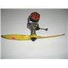 Image 1 : VINTAGE *MCCOY 19* MODEL AIRPLANE ENGINE W/ PROP BOOK VALUE $180.00!! ENGINE CAME OUT OF SAFE!!