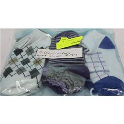 PACK OF 9 LADIES ANKLE SOCKS X4