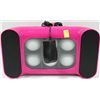 Image 1 : PINK "ISOUND" LIGHT UP SOUND SYSTEM