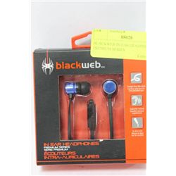 BLACKWEB IN EAR HEADPHONES PREMIUM SERIES