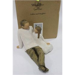 NEW WILLOW TREE FATHER AND DAUGHTER ORNAMENT