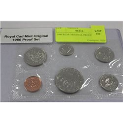 1986 RCM ORIGINAL PROOF SET