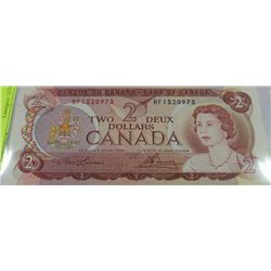 GEM UNC 1974 $2 NOTE