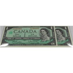 SCARCE CONSEC S/N 1967 S/N CENT.  GEM UNC X2