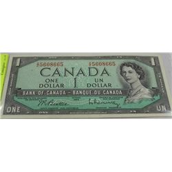 GEM UNC 1954 $1 NOTE