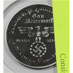 NAZI ADOLF HITLER MEDAL