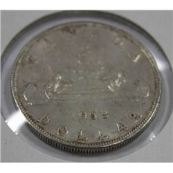 1952 "NO WATER LINES" SILVER DOLLAR