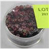 Image 1 : CONTAINER OF LOOSE RUBIES AND AMETHYST