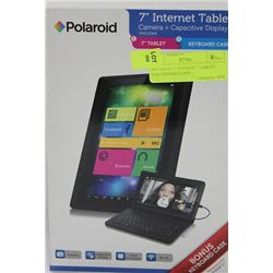 POLAROID 7" INTERNET TABLET W/KEYBOARD CASE