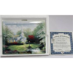 BRADFORD EXCHANGE TOMAS KINCAID COLLECTOR PLATE