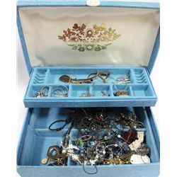 BLUE JEWELLERY BOX(FILLED)