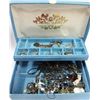 Image 1 : BLUE JEWELLERY BOX(FILLED)