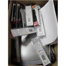 BOX W/ CANON SCANNER AND SUN OPTIC SCOPE BASES