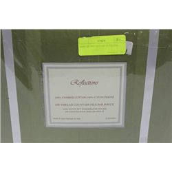 KING DUVET SET 600 TC GREEN