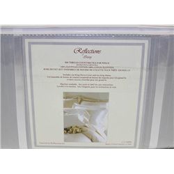 KING DUVET SET 800 TC BLUE