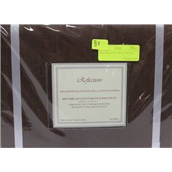 KING DUVET SET 800 TC BROWN