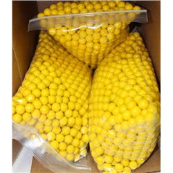 BOX OF MILK CHOCOLATE CANDIES ON CHOICE: YELLOW