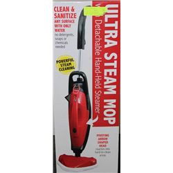 ULTRA STEAM MOP W/ DETACHABLE HAND HELD STEAMER