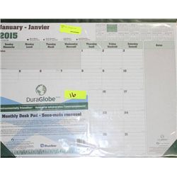 NEW 2015 BUSINESS DESK CALENDAR