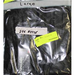 PK OF 2 LADIES LARGE LEATHER GLOVES X4