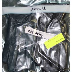 PK OF 2 LADIES SIZE S LEATHER GLOVES X4