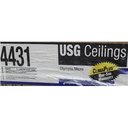 OLYMPIA MICRO CEILING TILE 2X4(64 SQFT PER BOX)8