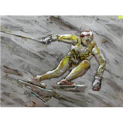 SHOWHOME METAL WALL ART ON CHOICE: SKIER