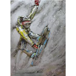 SHOWHOME METAL WALL ART ON CHOICE: SNOWBOARDER