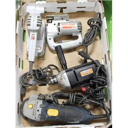 BOX OF ESTATE POWER TOOLS