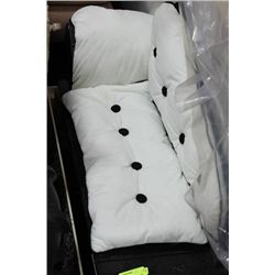 CHILDRENS ZEBRA PRINT CHAISE LOUNGE