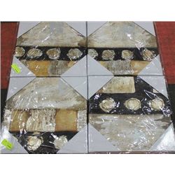 SET OF 4 SHOWHOME CANVAS PICTURES