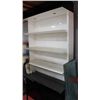 Image 1 : WHITE AND BLACK SHELF W GLASS