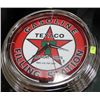 Image 1 : TEXACO GASOLINE NEON WALL CLOCK