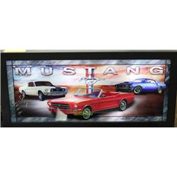MUSTANG ILLUMINATED WALL SIGN