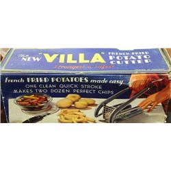 VINTAGE VILLA FRENCH FRY POTATO CUTTER