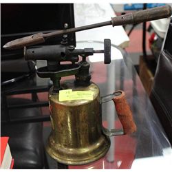 ANTIQUE BRASS BLOWTORCH (COMPLETE)