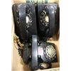 Image 1 : BOX W/ VINTAGE WALL PHONES AND DESK PHONE