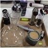 Image 1 : BOX OF VARIOUS BARTENDER TOOLS