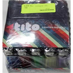 BOX OF 50 NEW TRANSPARENT LIGHTERS